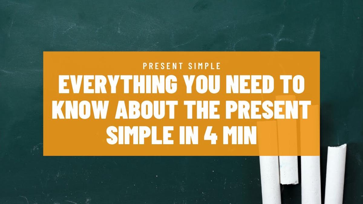 'Video thumbnail for Present Simple: Complete Overview With Examples and Exercises (ENG)'