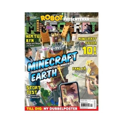  Tidning Robot presenterar Minecraft 