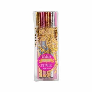 Present till 10-åring - Till 10-åriga flickor brukar det alltid gå hem med glitter och saker som t.ex. dessa glitterpennor