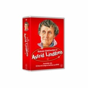 Box med massor av Astrid Lindgrens fina filmer