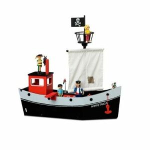Pippi Långstrumps båt är en rolig present att få på 2-årsdagen. Köp till figurerna också!