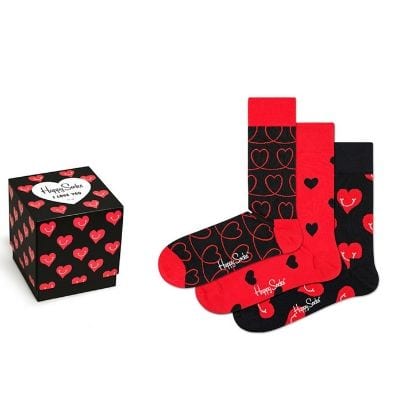 Påminn din make eller fru om din kärlek varje dag med dessa gulliga hjärtstrumpor från Happy Socks.