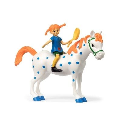  Barn brukar älska Pippi Långstrump. Här får de även hennes häst. Det kommer de garanterat att kunna leka mycket med. 