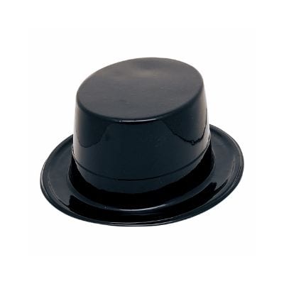 Hög svart hatt