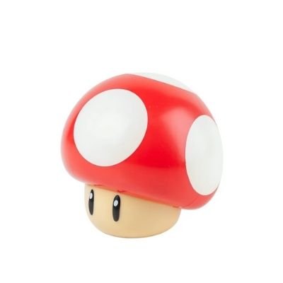 Alla Super Mario spelare kommer att älska att få den här gulliga svamplampan. När man tänder lampan spelar den Super Mario ljudet. Självklart tänd den genom att man trycker på den,