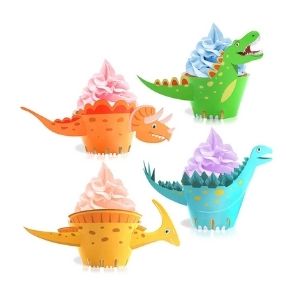 Kakformar med dinosaurer