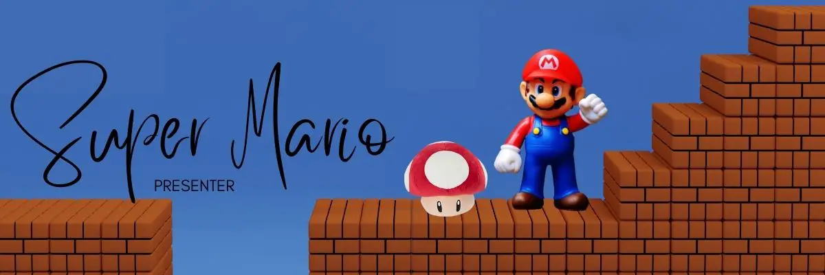 Super Mario presenter