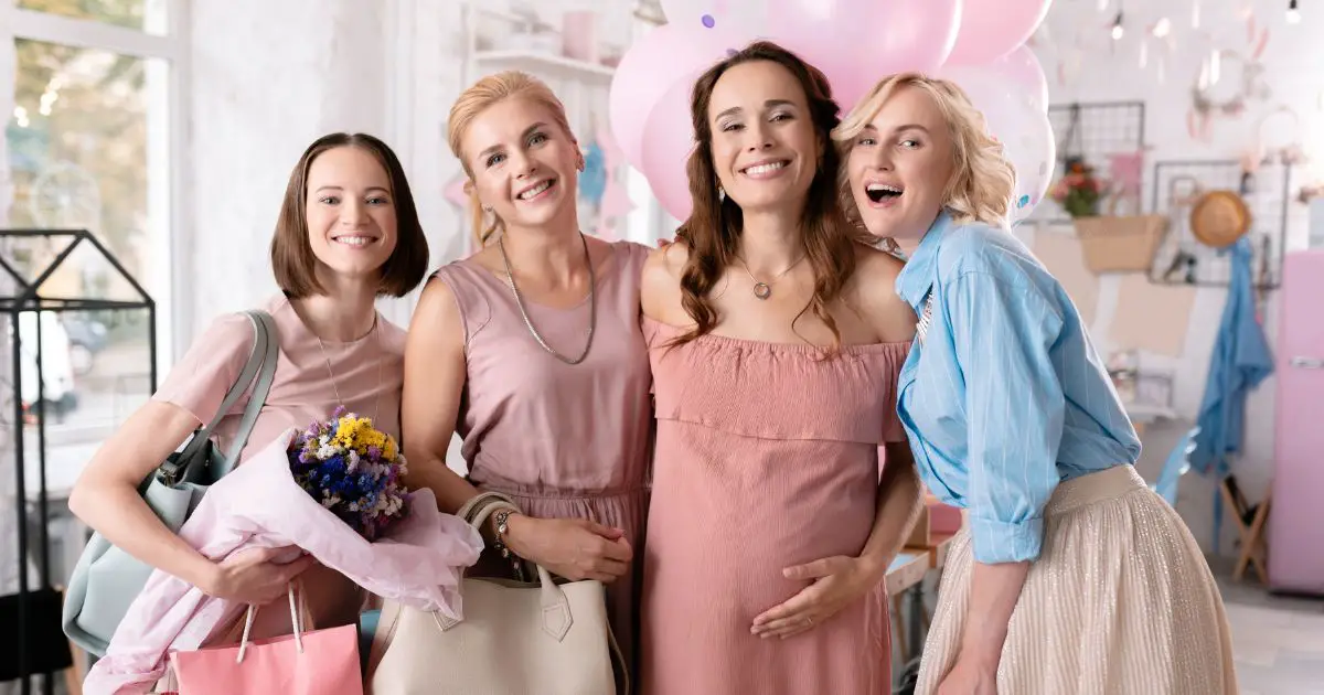 Är det bara tjejer på babyshower?