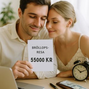 Par planerar smekmånad – vem betalar för bröllopsresan