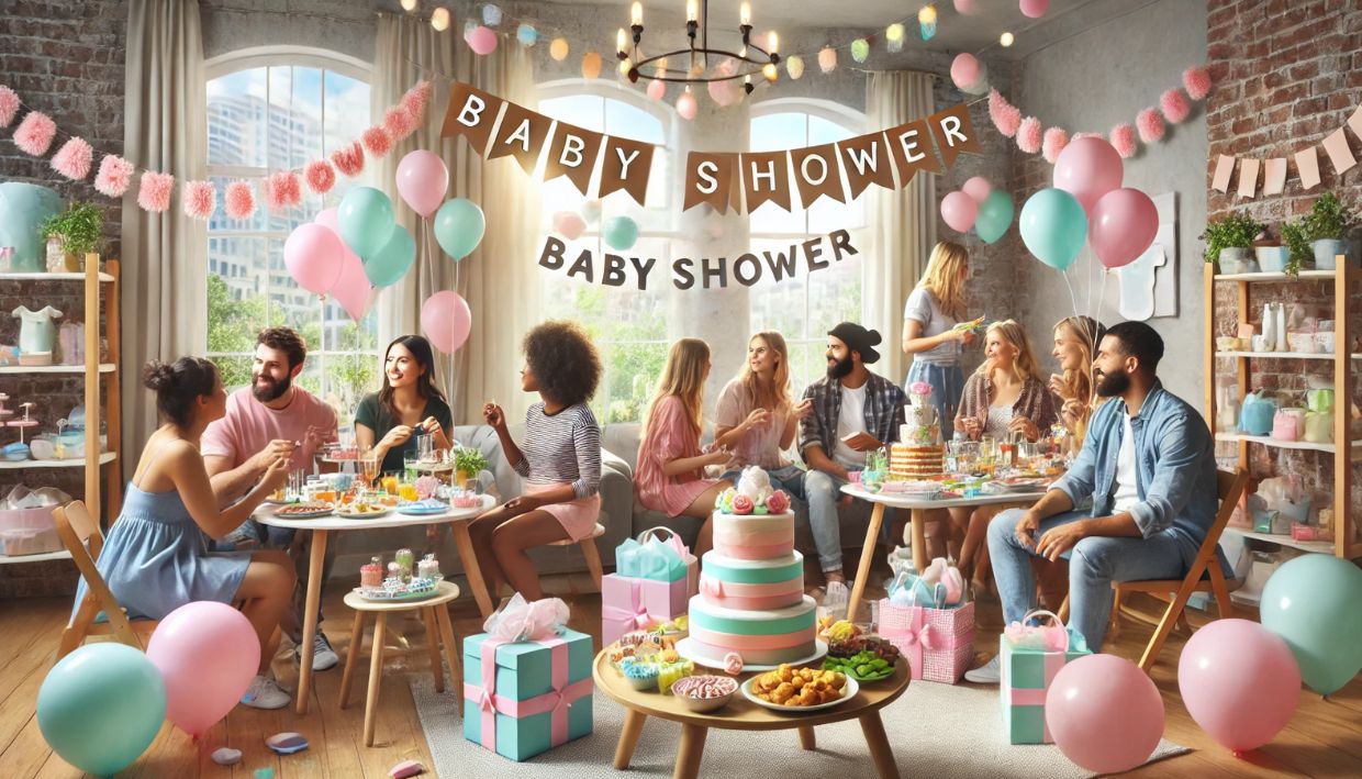 Är det bara tjejer på babyshower?