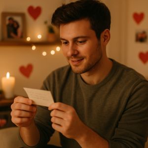 Unik och personlig alla hjärtans dag present till pojkvän – full av känsla.