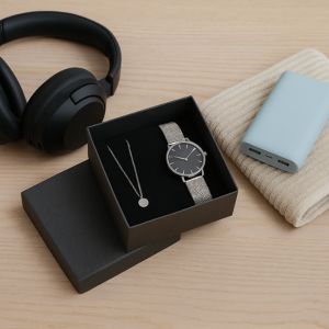 Studentpresent i mellanklass: powerbank, smycke och lyxiga handdukar