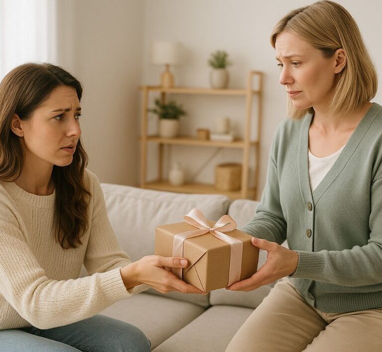 Någon lämnar tillbaka en present – så hanterar du det på bästa sätt