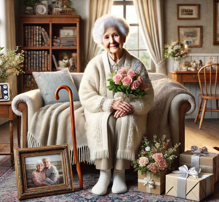 Present till 100-årig kvinna