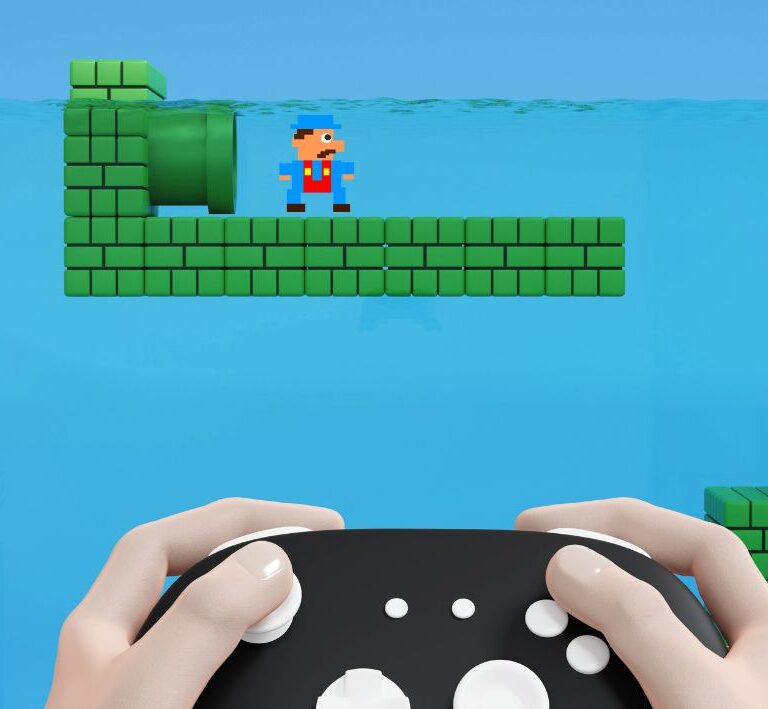 Super Mario presenter