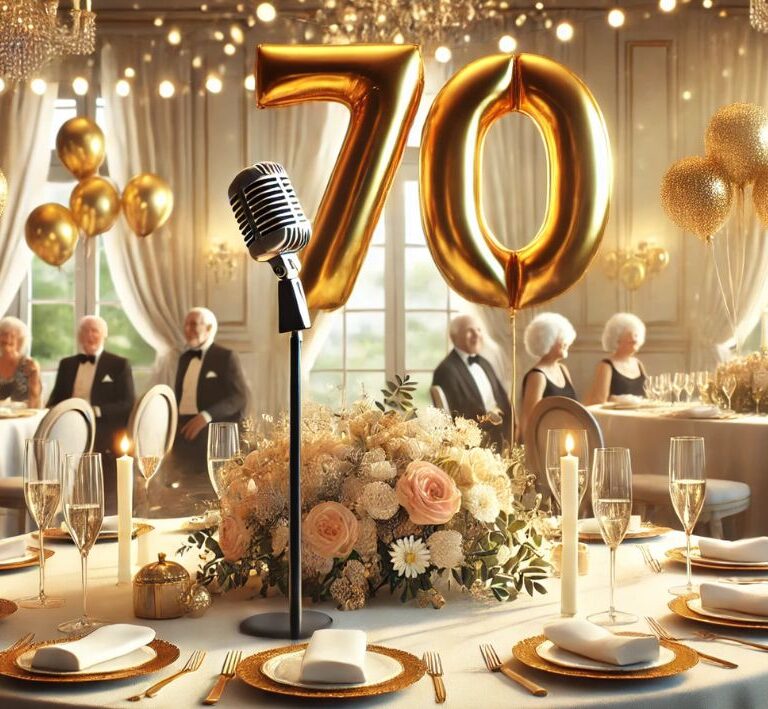 Guide för att skapa ett minnesvärt Tal till någon som fyller 70 år