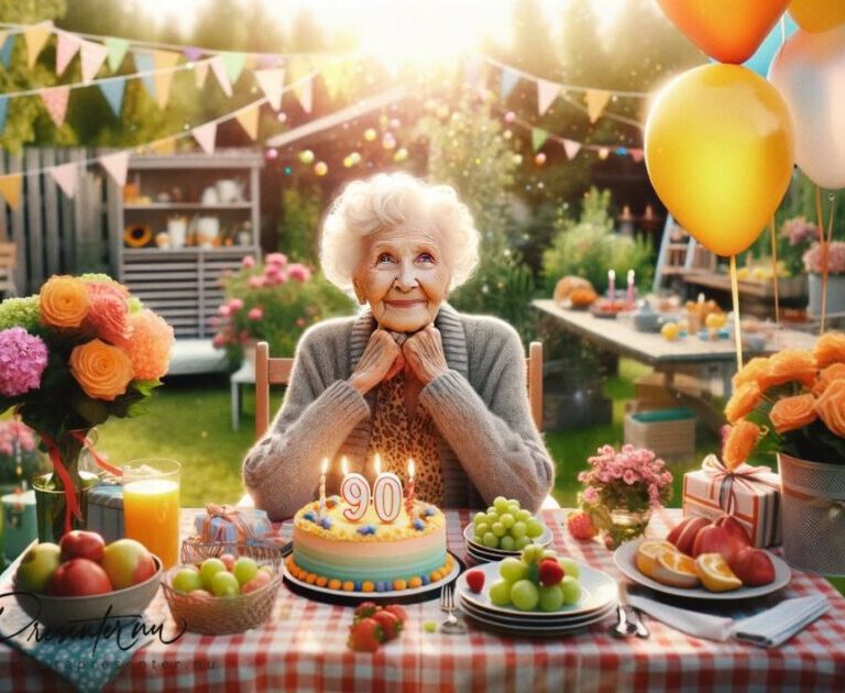 Present Till 90-Åring Kvinna