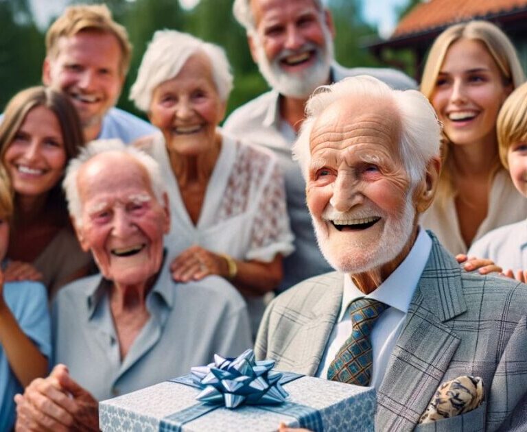 Present Till 90-Årig Man
