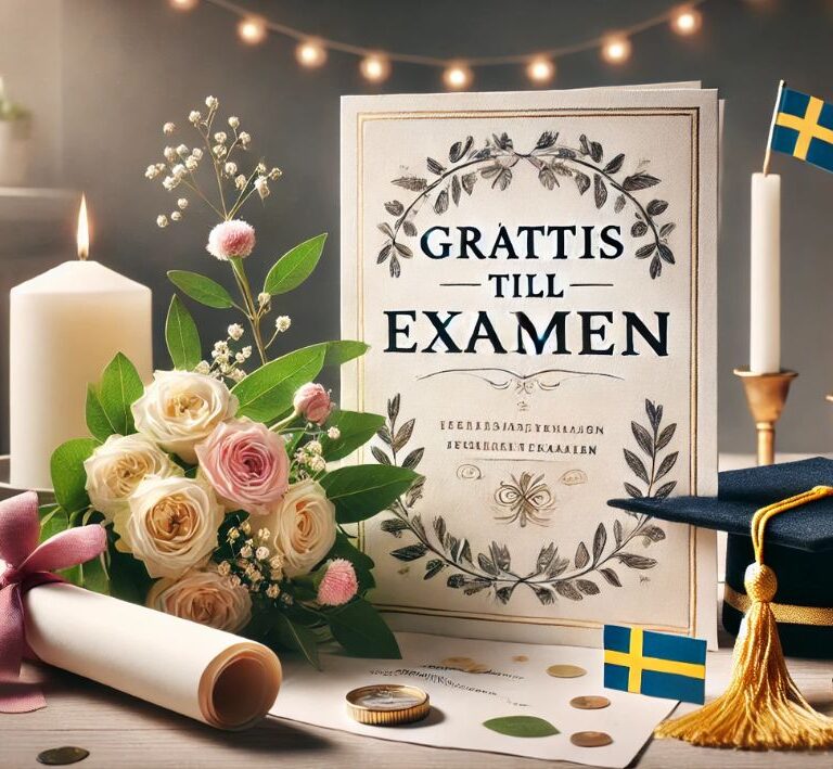Grattis till examen text