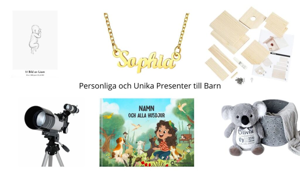 personlig och unik present till barn