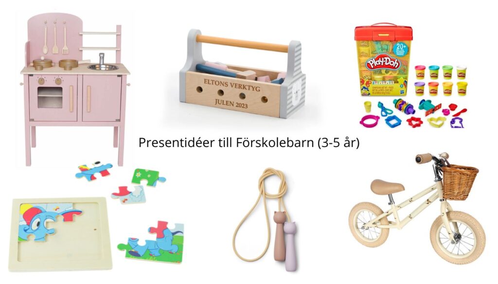 presenter till barn Förskolebarn (3-5 år)