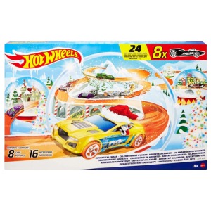 Hot wheels adventskalender bilar