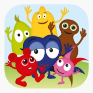 Pedagogisk Babblarna-app som hjälper 3-åringar att lära sig språk och ljud på ett roligt sätt. 