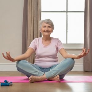 yoga är en omtänksam 80 års present