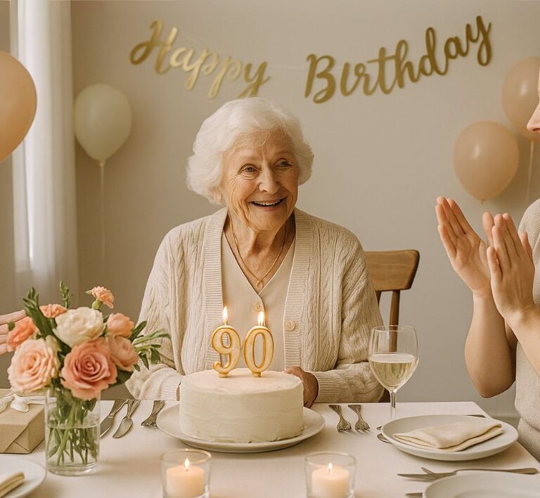 90-års kalas – Tips för att fira med värdighet, värme och glädje
