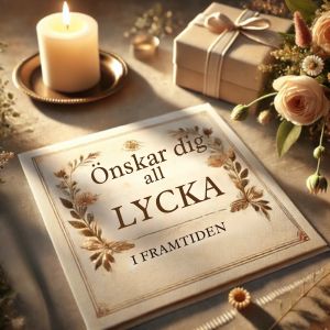 En illustration som visar betydelsen av att önska lycka i framtiden.