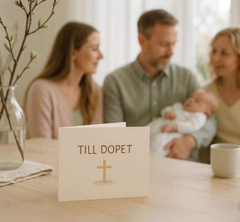Vad skriver man på ett dopkort? – Tips & idéer för fina hälsningar