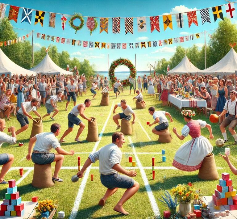 Femkamp midsommar: 15 roliga lekar för alla åldrar