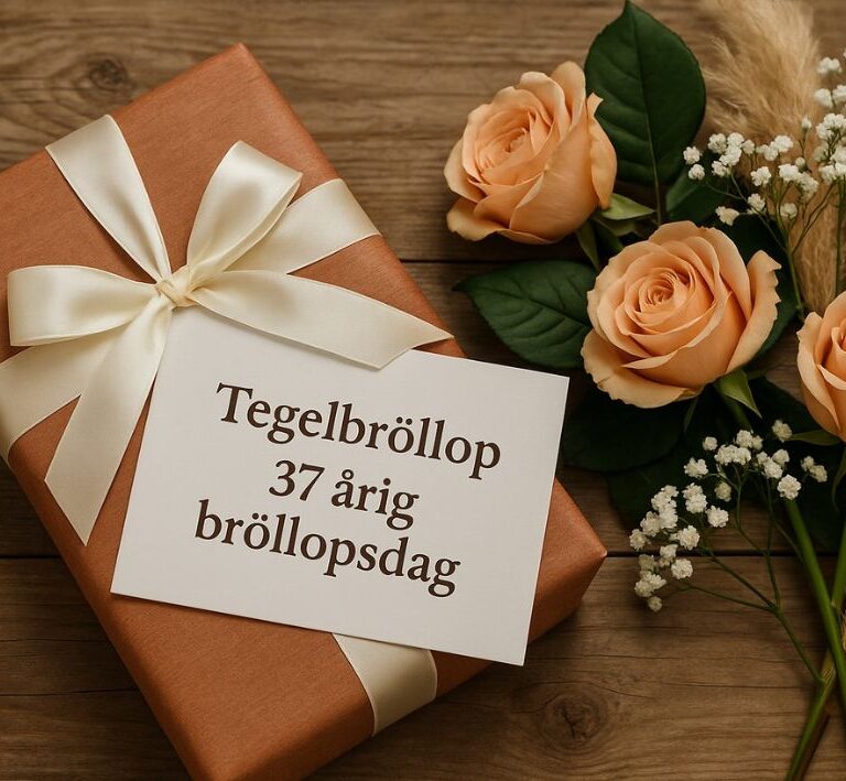Tegelbröllop – Fira 37-årig bröllopsdag med symboliska presenter