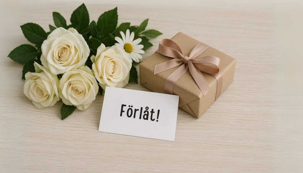 Förlåt present