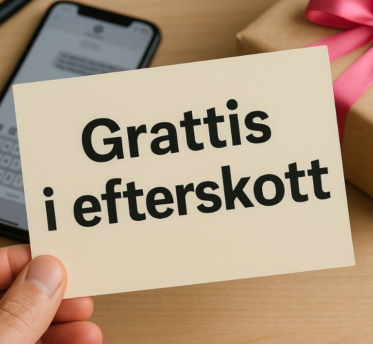 Grattis i efterskott text – Skicka ett kort eller sms med stil 🎈