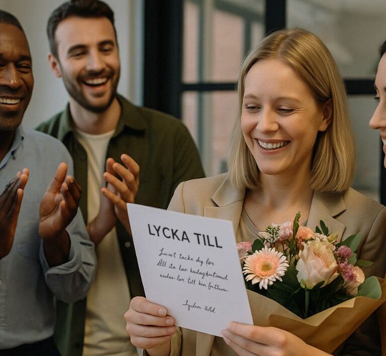 Avtackning kollega – Text, kort och present till någon som slutar på jobbet