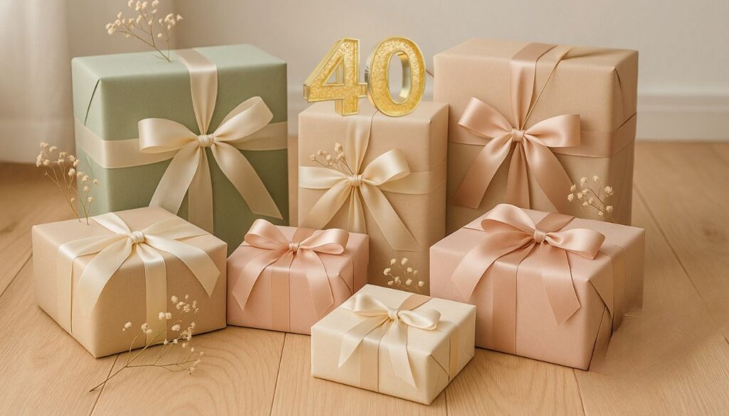 Omtänksam 40 års present med personlig känsla