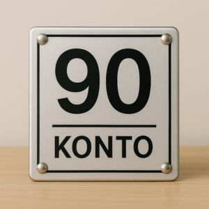 90 konto och trygghet för välgörenhet.