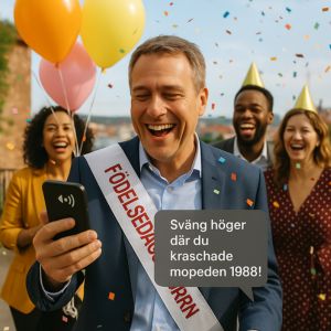 En av många 50 års presenter som passar perfekt för halvt sekel-jubilaren