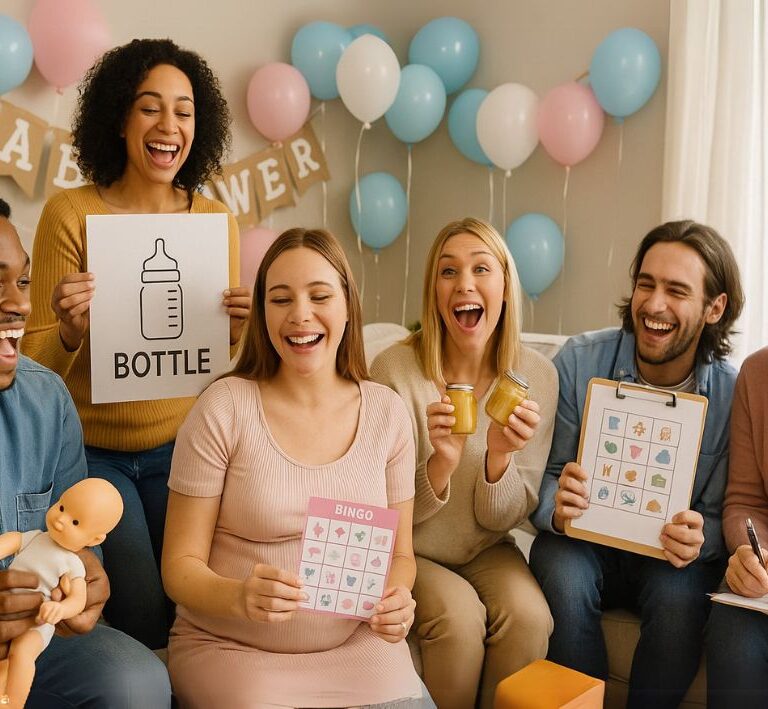 Babyshower lekar som gästerna älskar 🎉 Skratt & minnen