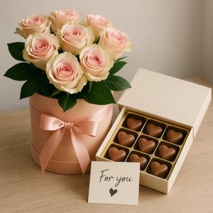 Blommor och choklad – en klassisk men extra speciell alla hjärtans dag present till flickvännen