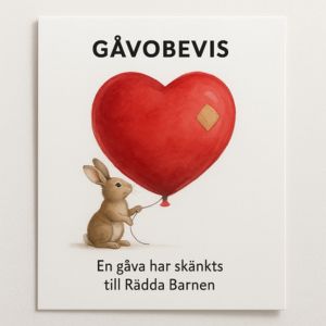 Tryckt gåvobevis att ge bort – passar som fin gåva till olika högtider