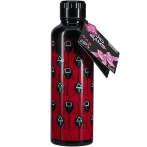 Perfekt Squid game present – vattenflaska och mugg med spelarmotiv