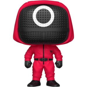 Squid game present med Funko Pop-figur och t-shirt på ett bord