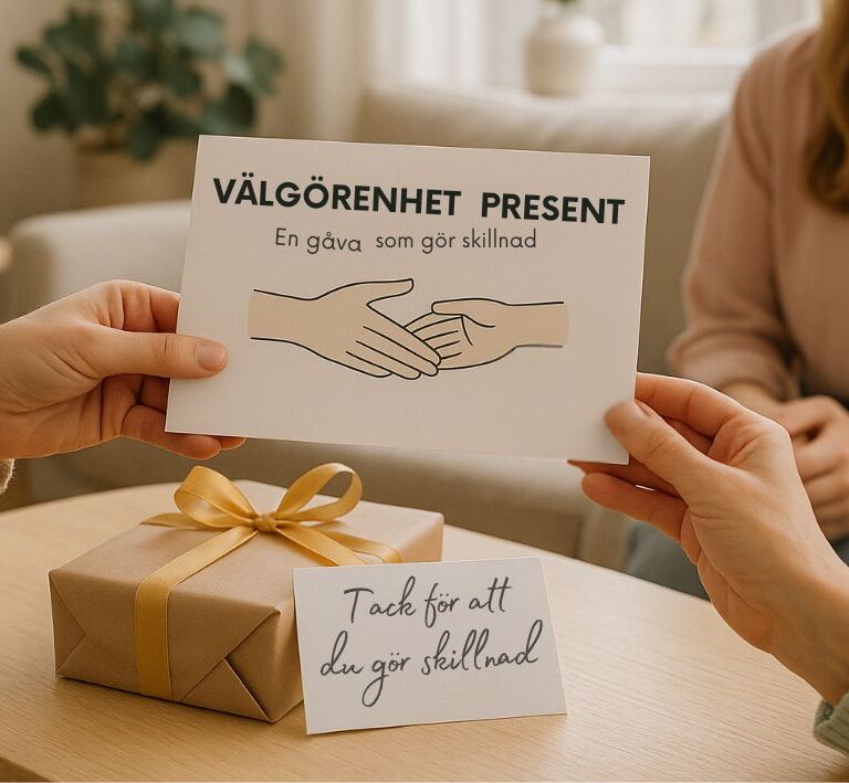 Välgörenhet present: En meningsfull gåva till någon du bryr dig om